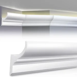 Ceiling Crown Molding with LED Duct Kit