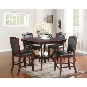 5pc Counter Height Dining Table Set