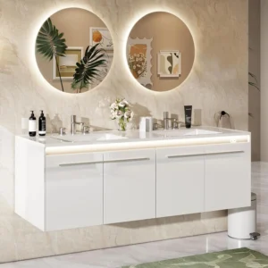 Double Vanity with Sink Combo